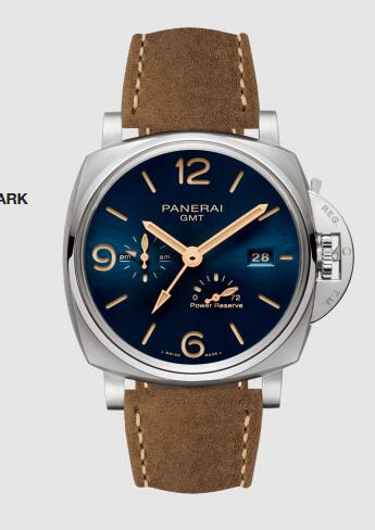 Panerai Luminor Due GMT Power Reserve 45mm Replica Watch PAM00964 SCAMOSCIATO DARK BROWN